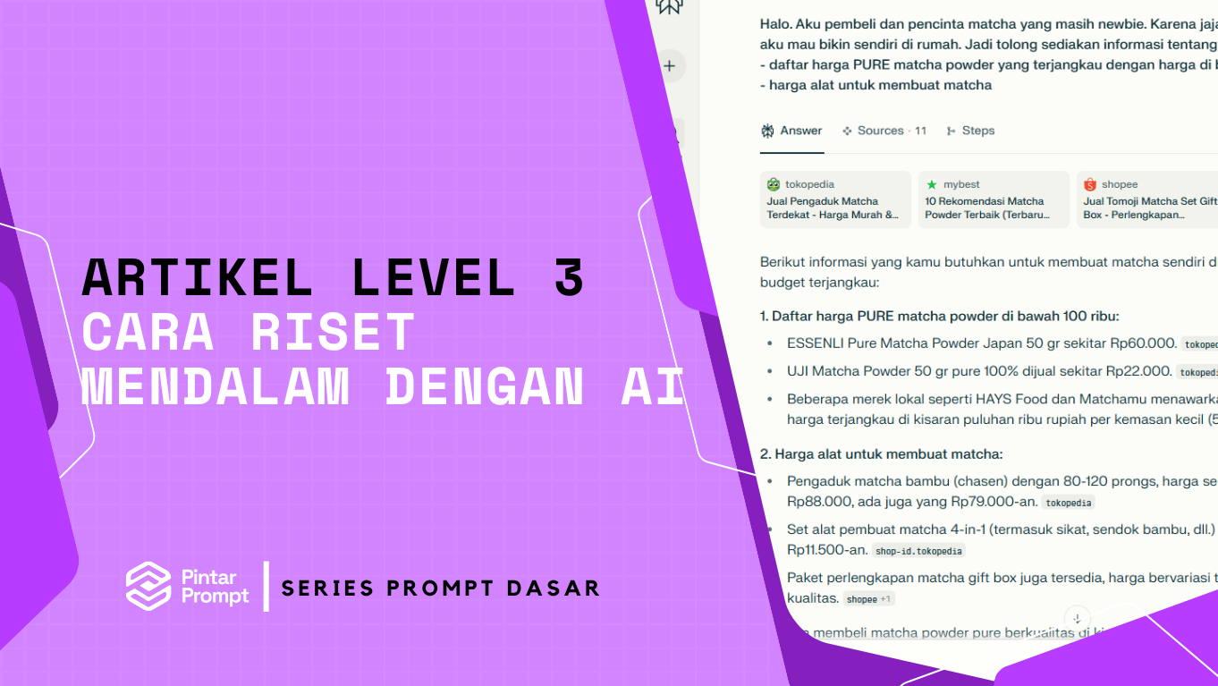 AI sebagai Alat Riset: Mengoptimalkan Teknik Prompting untuk Penelitian